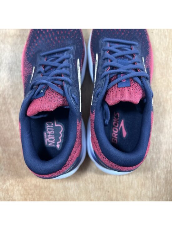 Brooks Ghost 16 Womens Size 10 2E Wide Blue  Pink Athletic Running Shoes Sneaker - Picture 8 of 9